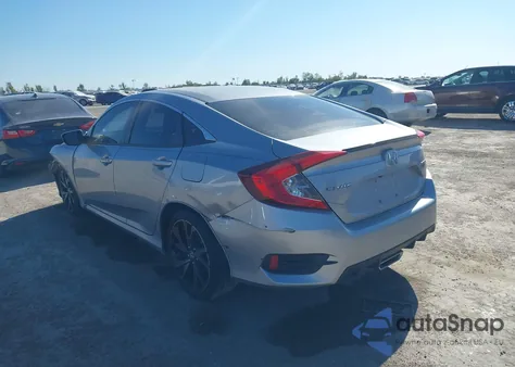 2020 Honda Civic Sport from USA, damaged, VIN 19XFC2F89LE014257